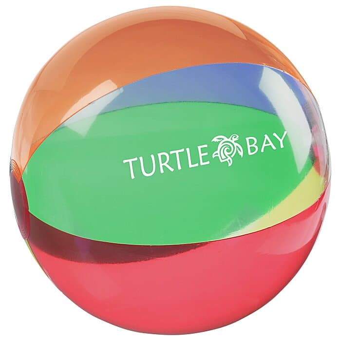 16 inches Multicolor Translucent Beach Ball