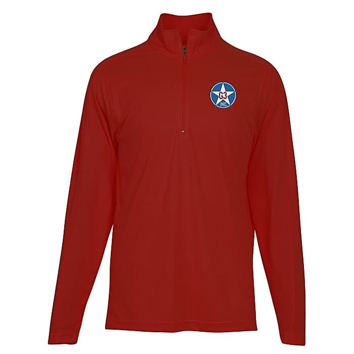 3.8 oz Performance 1/4-Zip Pullover - Men's - Embroidered