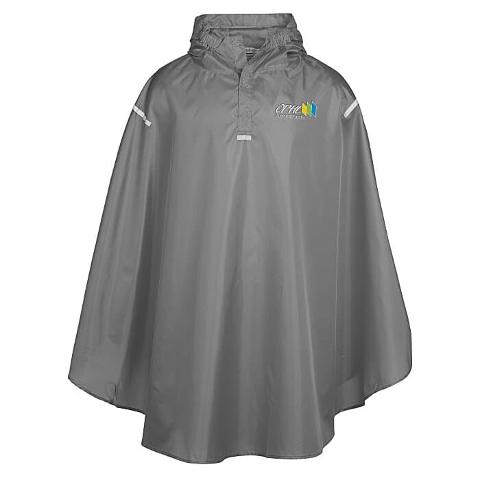 Stadium Packable Poncho - Embroidered