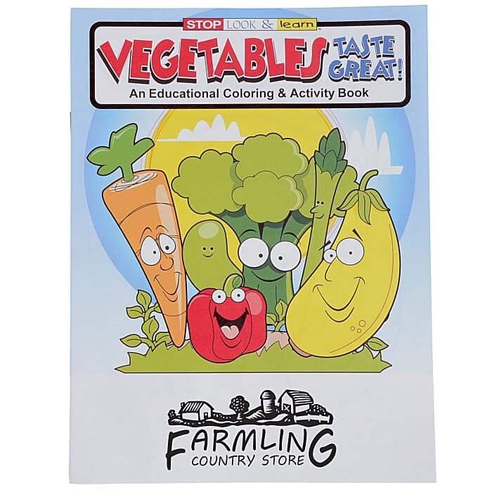 Vegetables Taste Great Coloring Book