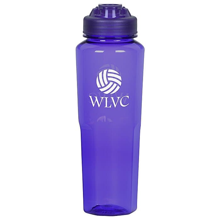 PolySure Retro Water Bottle with Flip Lid - 32 oz