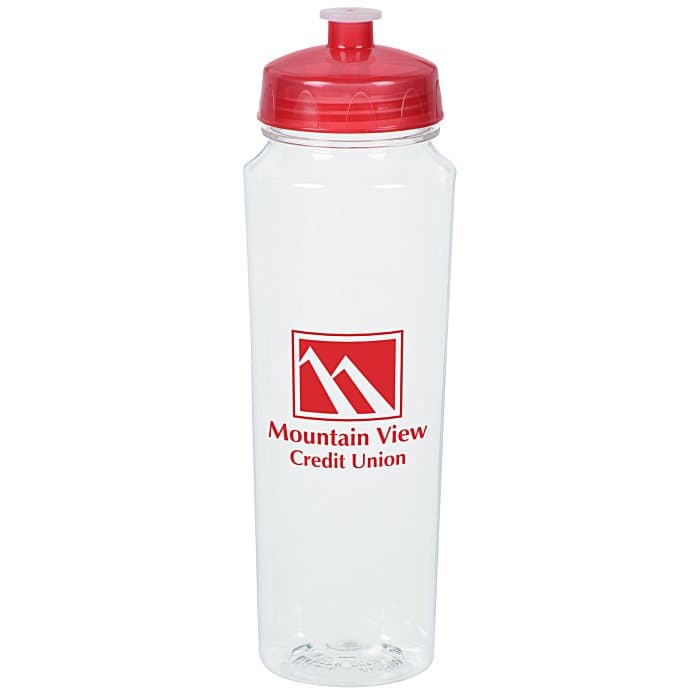 PolySure Measure Water Bottle - 24 oz - Clear