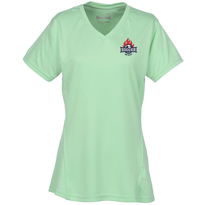 Boston V-Neck Training Tech Tee- Ladies' - Embroidered
