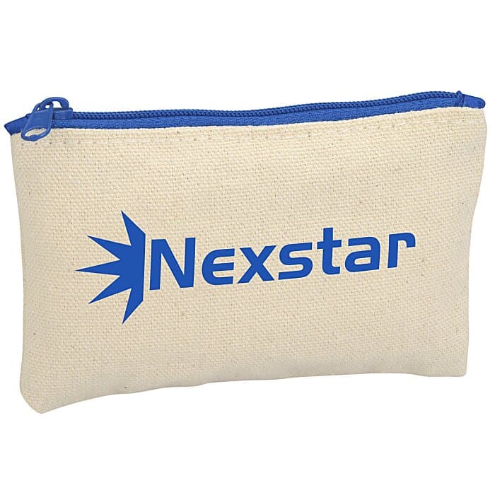 Chroma Zip Cotton Pouch - 3 inches x 5 inches