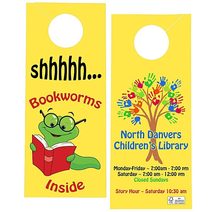Cardstock Door Hanger
