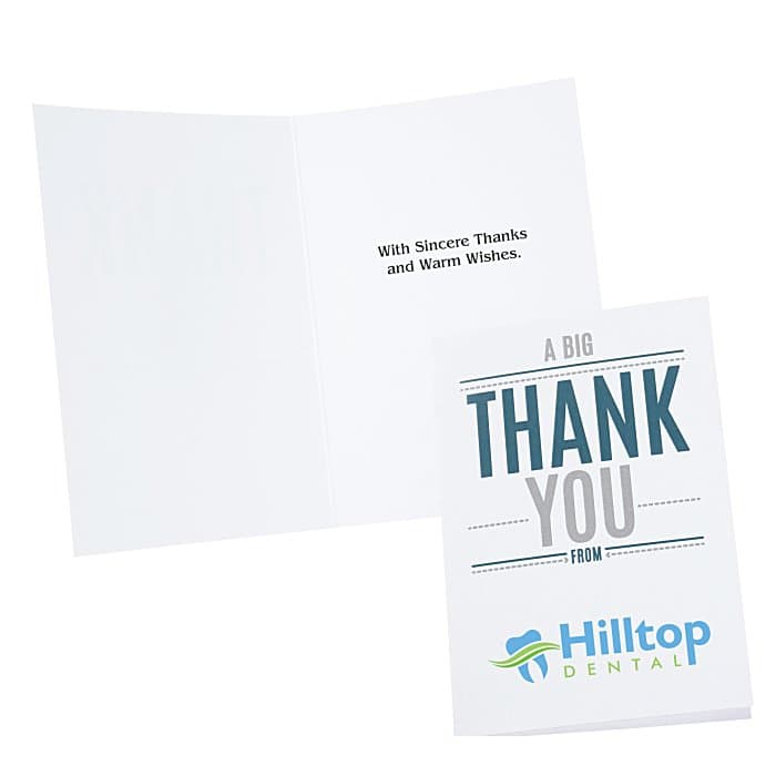 A Big Thank You Greeting Card