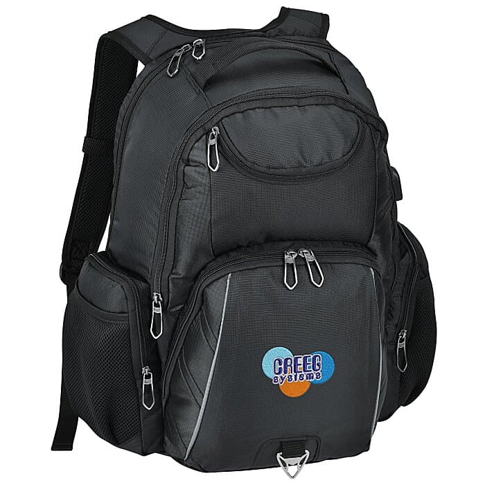 Rainier 17-inch Laptop Backpack - Embroidered