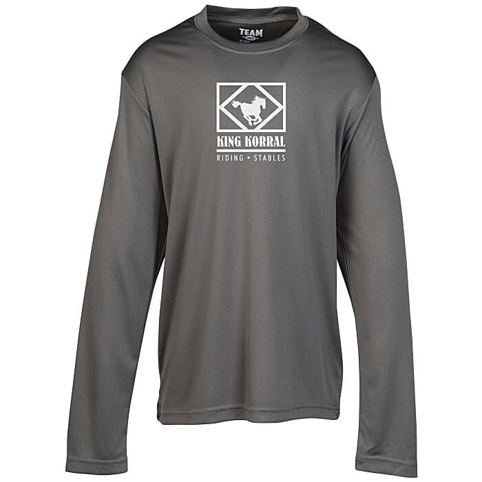 Zone Performance Long Sleeve Tee - Youth - Screen