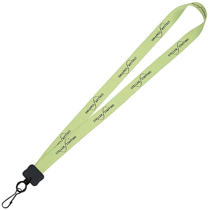 Dye-Sub Lanyard - 3/4 inches - 32 inches - Metal Swivel Snap Hook - Chevron