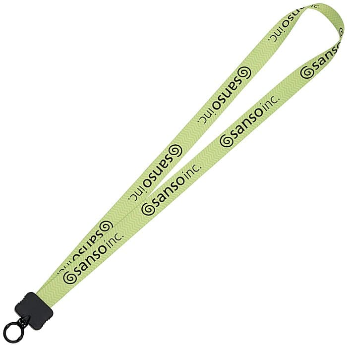 Dye-Sub Lanyard - 3/4 inches - 32 inches - Plastic O-Ring - Chevron
