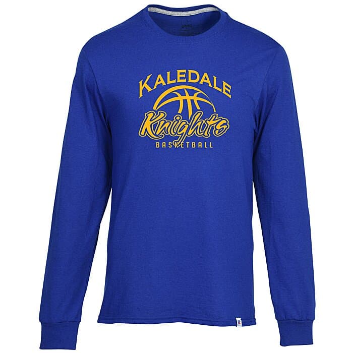 Russell Athletic Essential LS Performance Tee - Men's - Screen