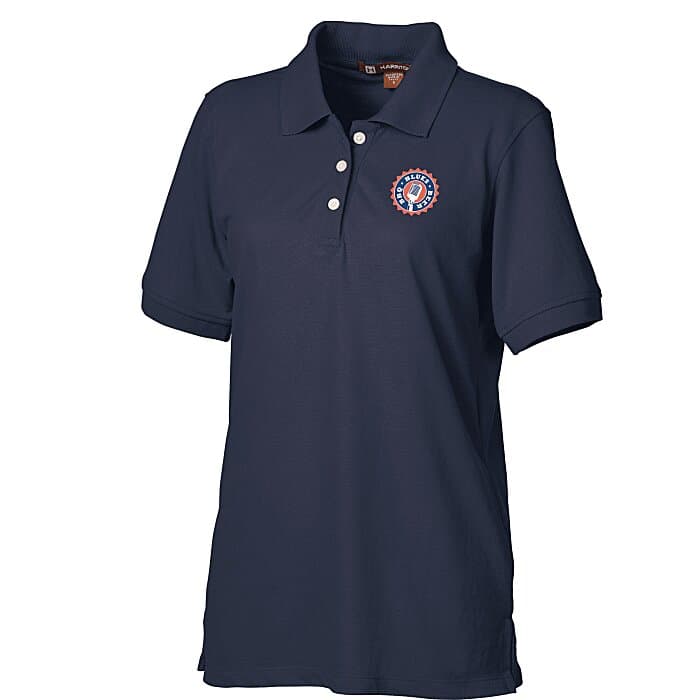 Harriton 5.6-oz Easy Blend Polo - Ladies' - Full Color