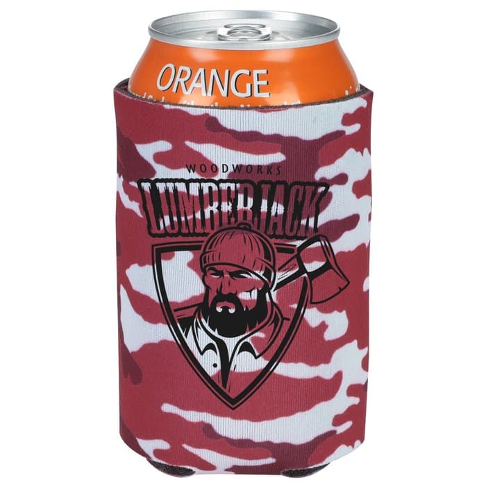Color Camo Pocket Can Holder