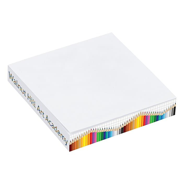 Souvenir Sticky Note Cube - 3 inches x 3 inches x 1/2 inches