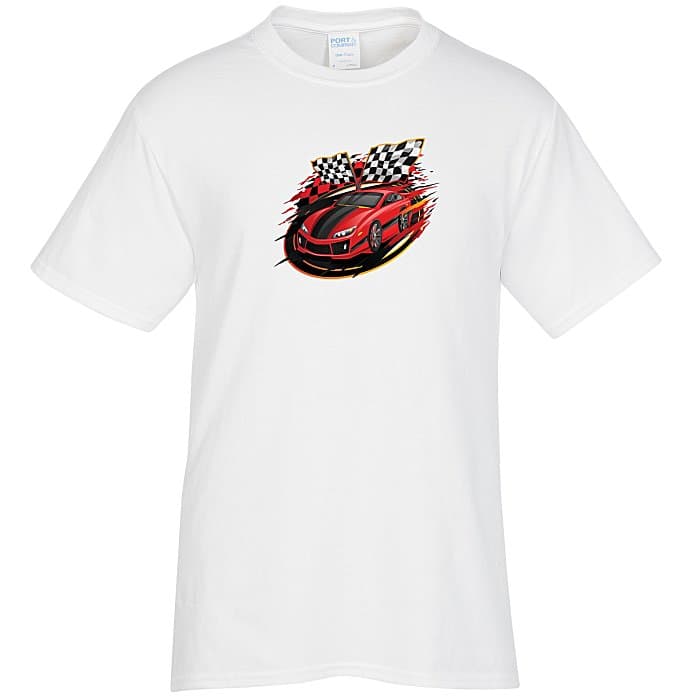 Port Classic 5.4-oz T-Shirt - Men's - White - Full Color