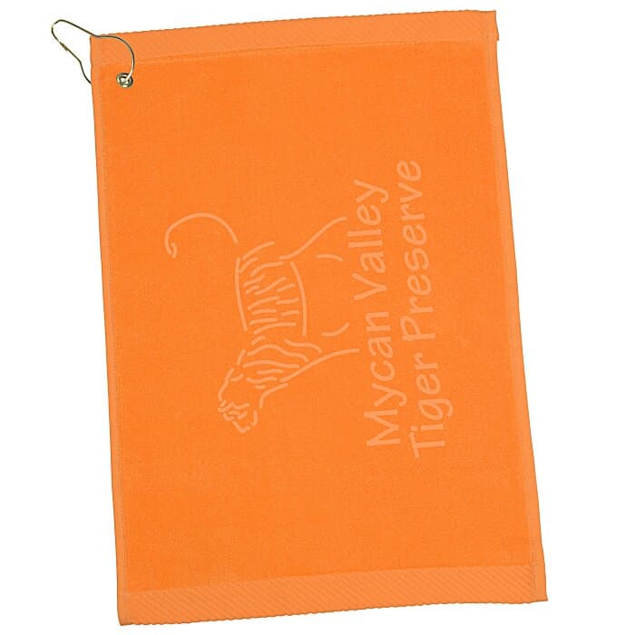 Tone on Tone Golf Towel - 12 inches x 17 inches