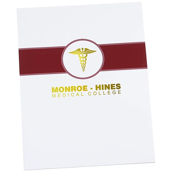 Designer Paper Two-Pocket Presentation Folder - Band