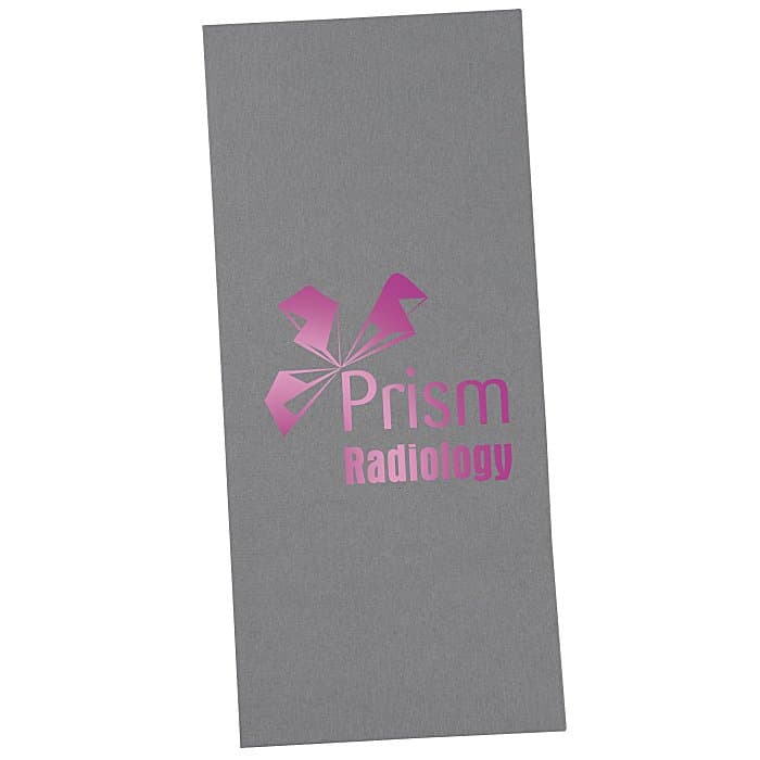 Linen Paper Two-Pocket Mini Folder - 9 inches x 4 inches