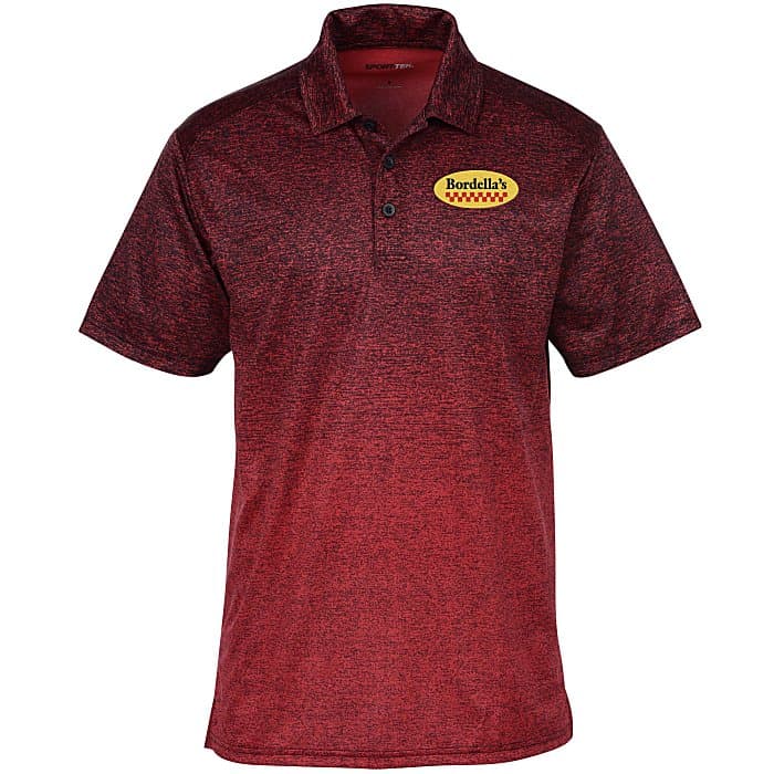 Ombre Heather Performance Polo