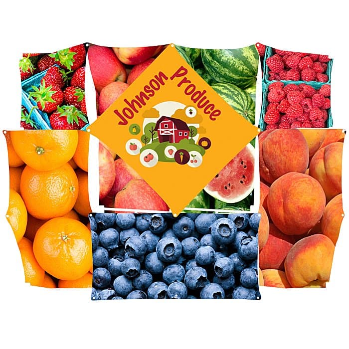Geometric Junior Pop-Up Tabletop Display - 8 Panel - Replacement Graphic Set