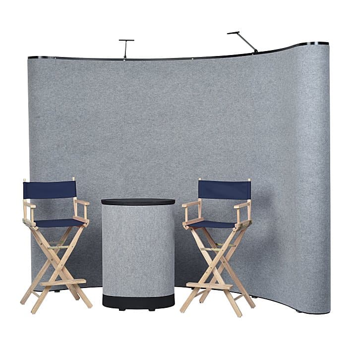 Deluxe Curved Floor Display Kit - Blank