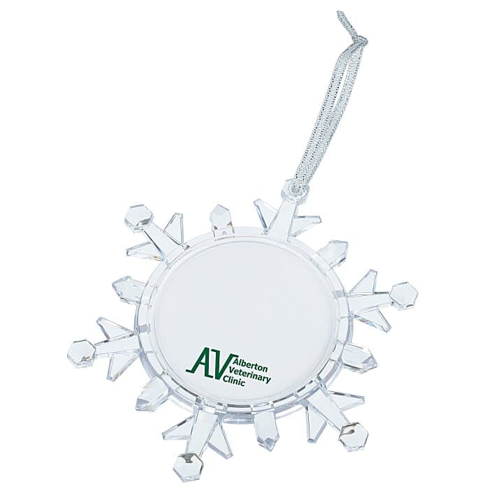 Light-Up Snowflake Photo Ornament