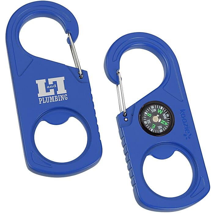 Koozie® 2-in-1 Carabiner Bottle Opener
