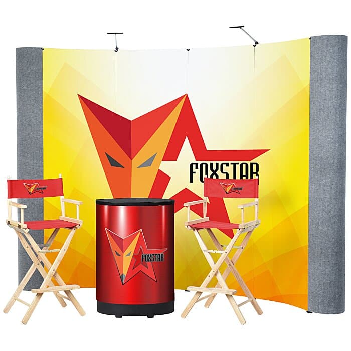 Standard Curved Floor Display - 10' Kit - Mural Center