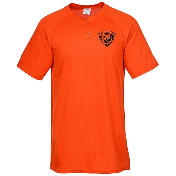 Augusta Attain 2-Button Baseball Jersey