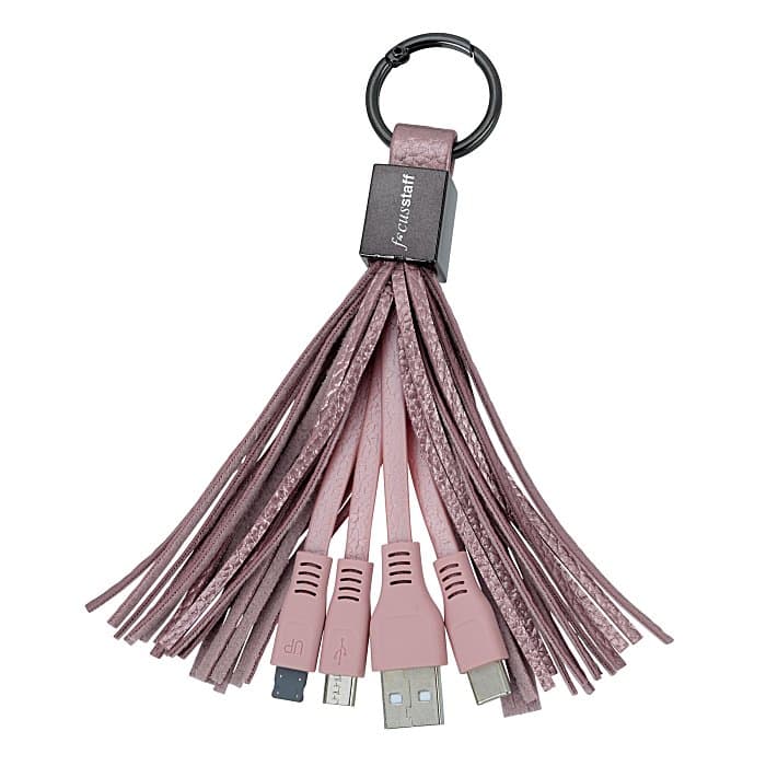Tassel Charging Cable Keychain
