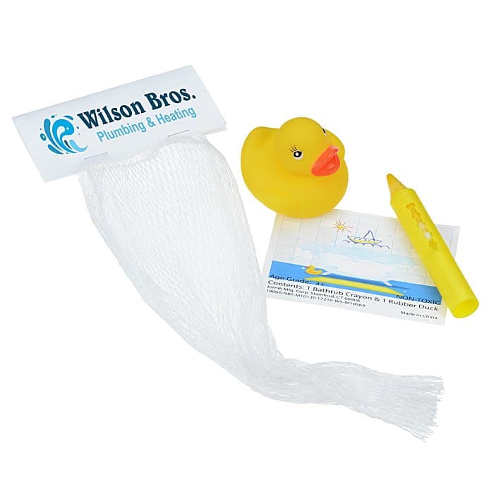 Rubber Duck & Bathtub Crayon Set