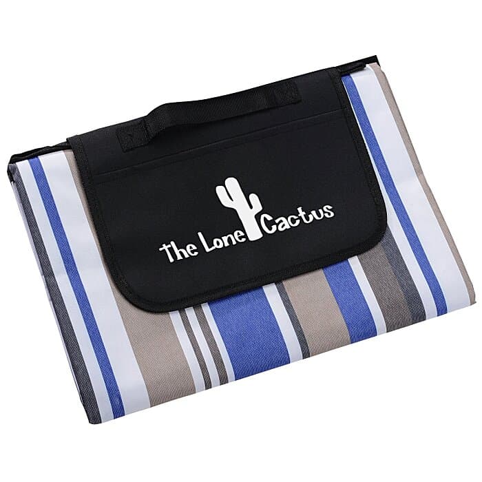 Oversized Striped Picnic & Beach Blanket