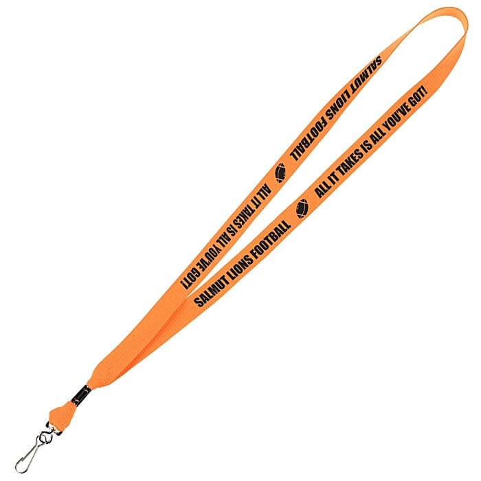 Neon Lanyard - 5/8 inches - Metal Swivel J Hook