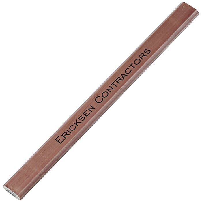 Natural Finish Carpenter Pencil