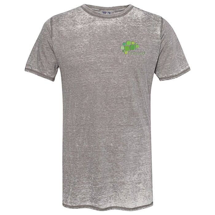 J. America Zen Jersey T-Shirt - Men's - Embroidered