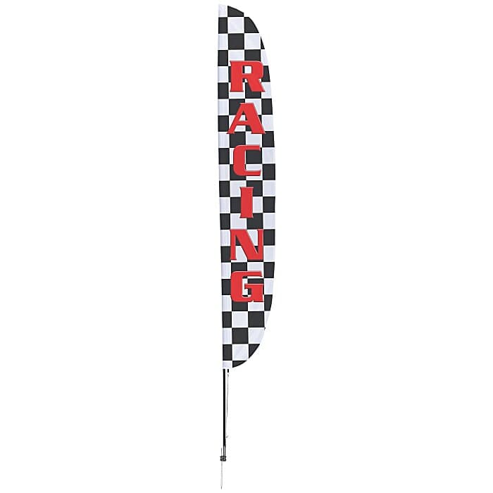 Outdoor Stadium Flutter Sail Sign - 18' - One Sided