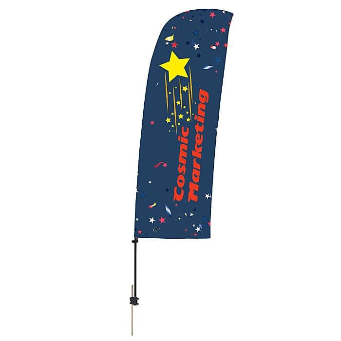 Outdoor Value Blade Sail Sign - 7 1/2 feet - One Sided