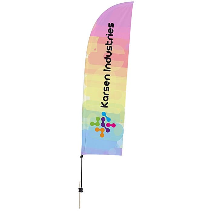 Outdoor Value Blade Sail Sign - 10 1/2 feet - One Sided