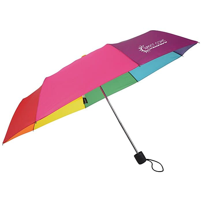 Shed Rain Super Mini Umbrella - Rainbow - 42-inch Arc