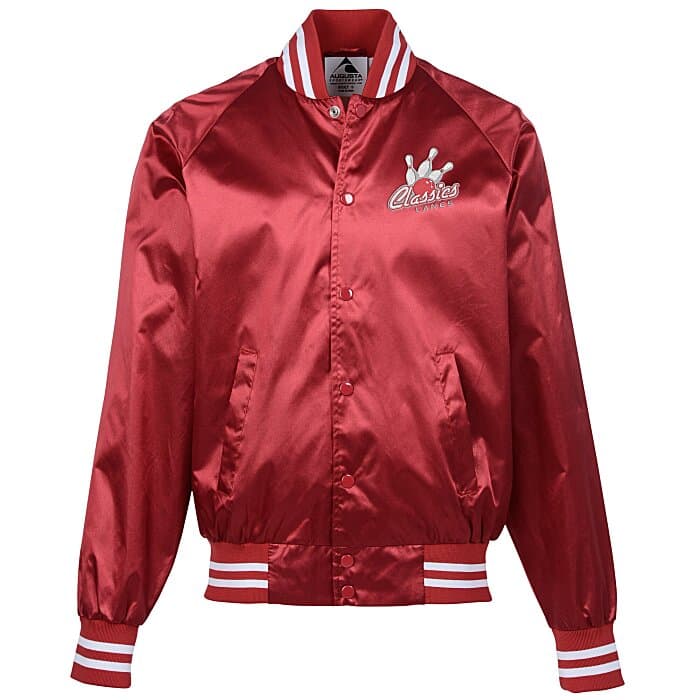 Satin Baseball Jacket