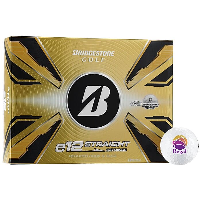 Bridgestone E12 Straight Golf Ball - Dozen