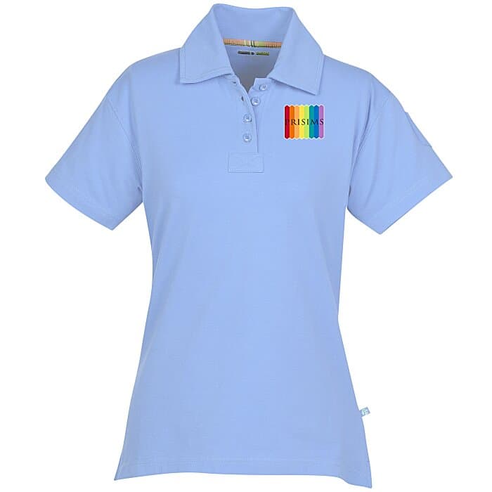 Ringspun Combed Cotton Jersey Polo - Ladies' - Full Color