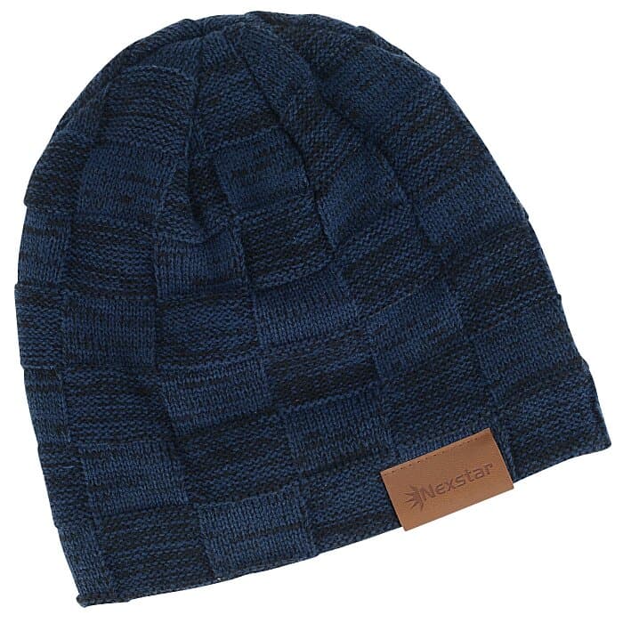 Fuzzy Lined Heather Knit Beanie