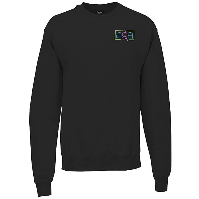 Hanes Perfect Sweats Crewneck Sweatshirt - Embroidered