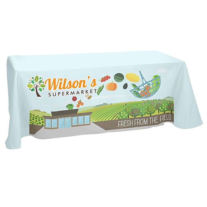 ReCover Serged Closed-Back Table Throw - 6'