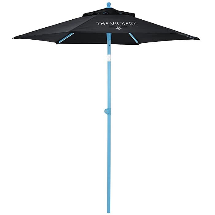 Colored Steel Market Umbrella - 7 feet
