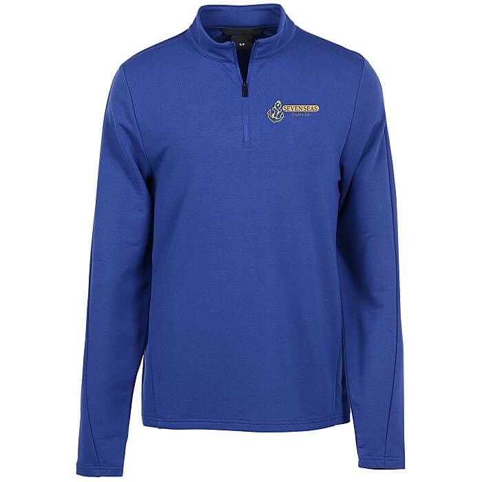 French Terry 1/4-Zip Stretch Pullover - Men's