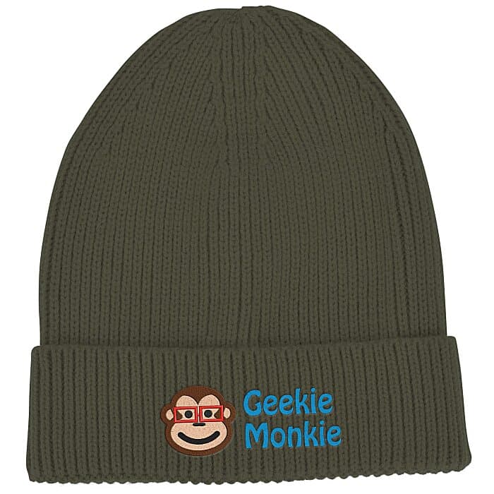 Atlantis Fine Rib Knit Cuff Beanie