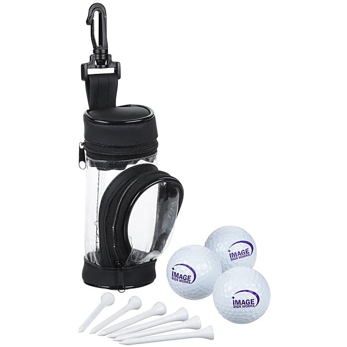 Mini Golf Ball Bag Tee Pack