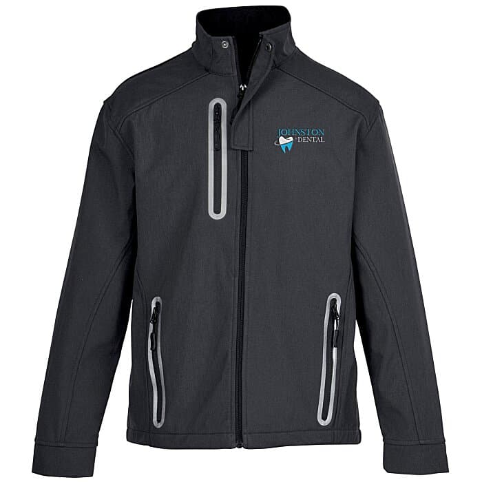 Cardiff Midweight Performance Melange Soft Shell Jacket - Men's